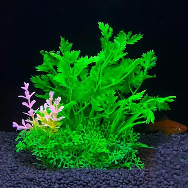 14 ARTIFICIAL AQUARIUM DECOR PLANTS – WATER WEEDS & FISH TANK GRASS DECOR - Image 10