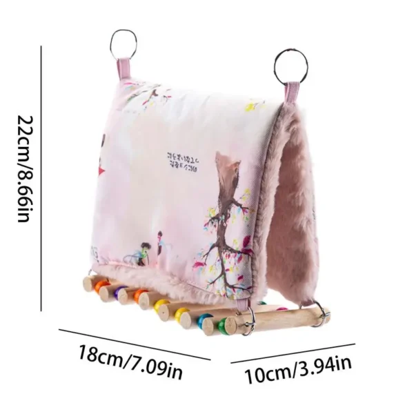 PARROT HAMMOCK WARM BIRD NEST BED FOR WINTER SLEEPING - Image 6