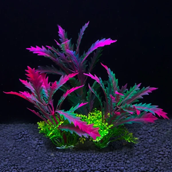 14 ARTIFICIAL AQUARIUM DECOR PLANTS – WATER WEEDS & FISH TANK GRASS DECOR - Image 11