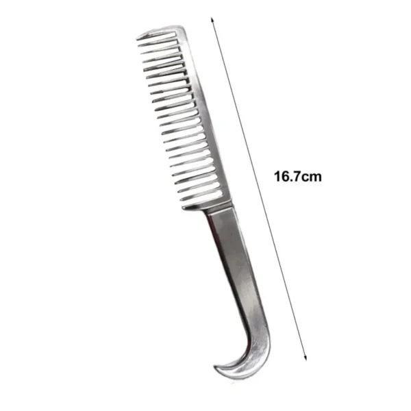 2024 NEW THICKENED METAL HORSE COMB – DURABLE MANE AND TAIL GROOMING TOOL - Image 9