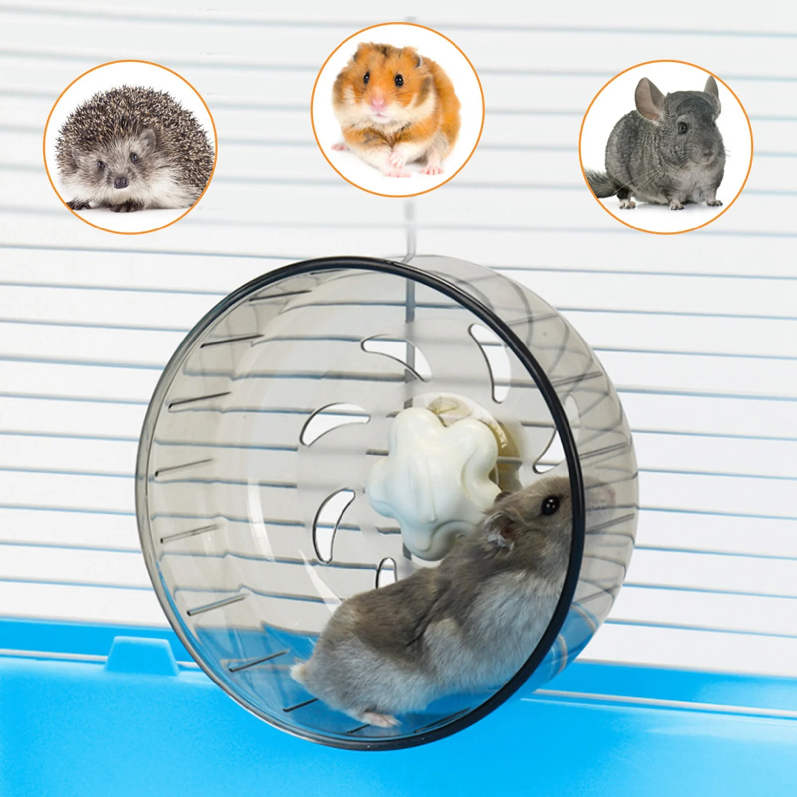 SMALL PET 13CM EXERCISE WHEEL FOR HAMSTERS AND RATS - Image 7