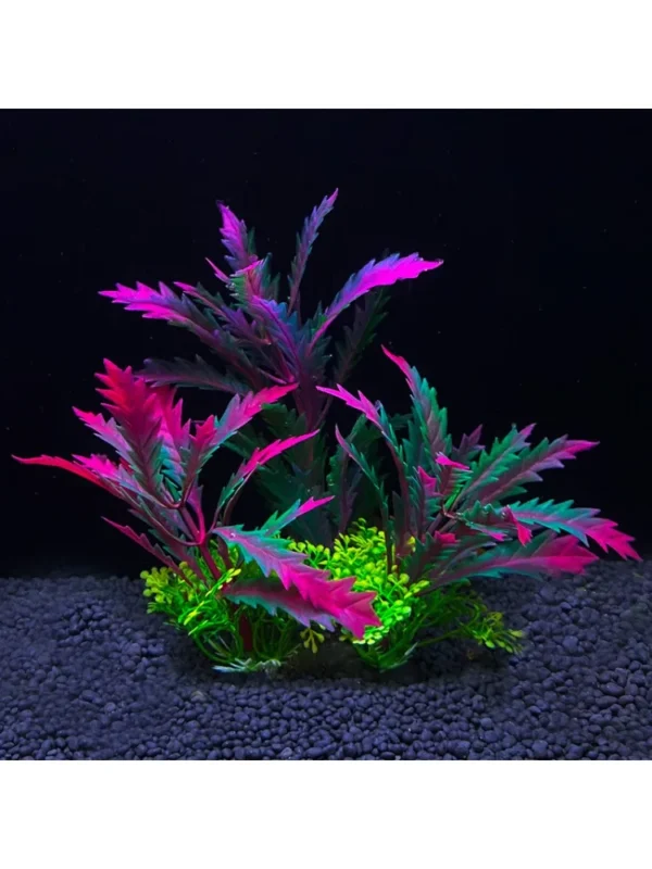 14 ARTIFICIAL AQUARIUM DECOR PLANTS – WATER WEEDS & FISH TANK GRASS DECOR - Image 12