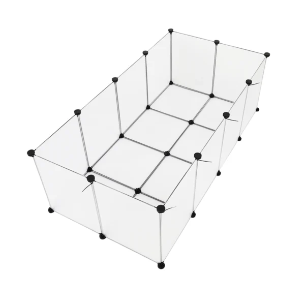 PET PLAYPEN FENCE CAGE FOR SMALL ANIMALS - 140*70*45CM