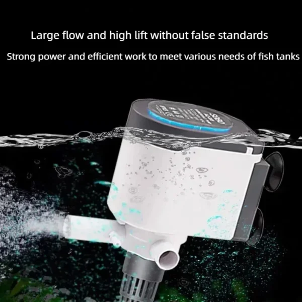 SONGBAO BLU-RAY MULTIFUNCTIONAL SUBMERSIBLE PUMP FOR AQUARIUM - Image 5
