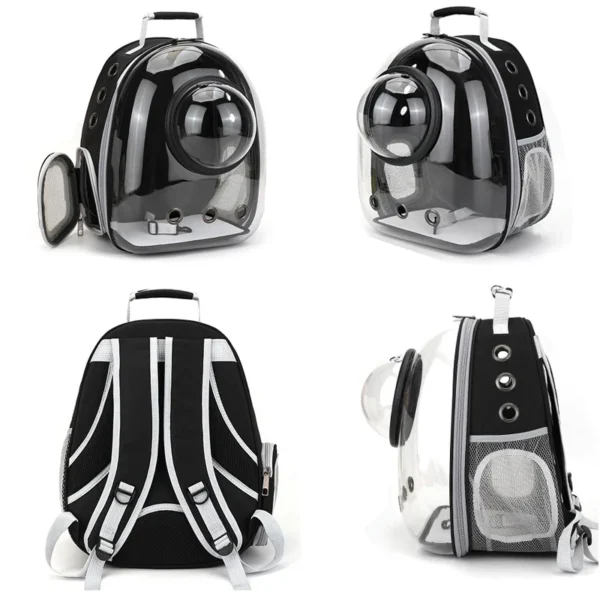 TRANSPARENT CAT CARRYING BAG PORTABLE PET BACKPACK - Image 2