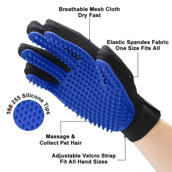 SOFT SILICONE MASSAGE GLOVE WITH ERGONOMIC DESIGN - Image 3
