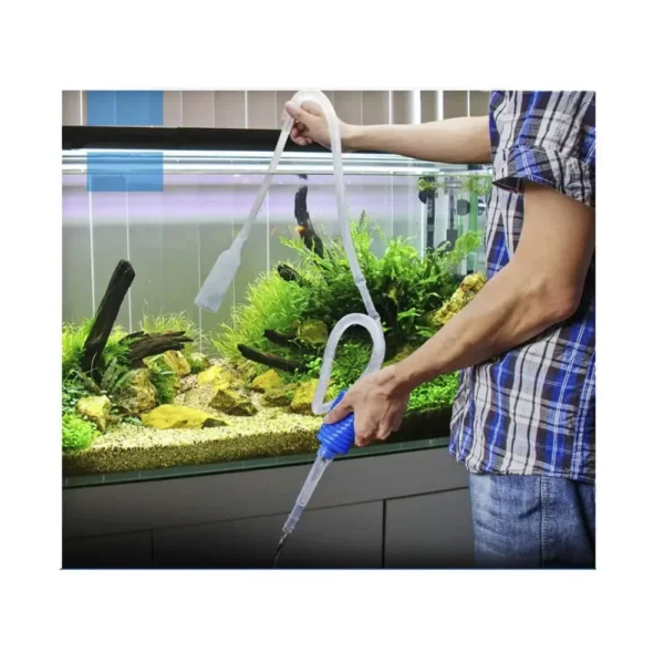 SEMI-AUTOMATIC AQUARIUM CLEANING VACUUM PUMP