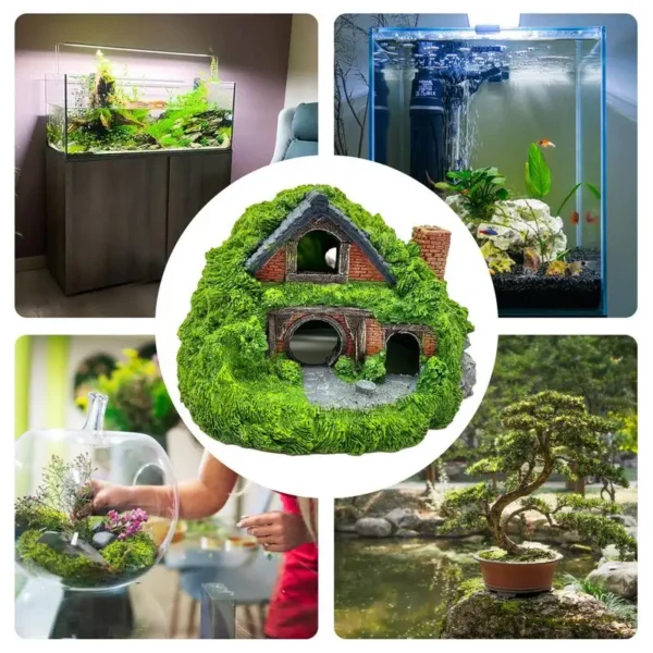 CAVE AQUARIUM DECOR - FISH TANK DECORATIONS & REPTILE CAVE ACCESSORY - Image 4