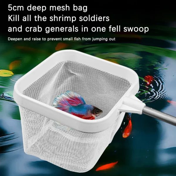 STAINLESS STEEL TELESCOPIC FISHING NET FOR AQUARIUMS - Image 2