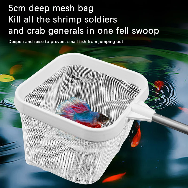 STAINLESS STEEL TELESCOPIC FISHING NET FOR AQUARIUMS - Image 2