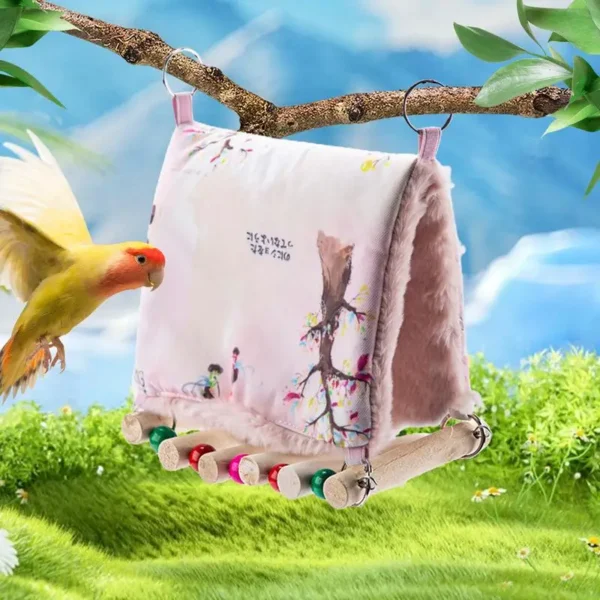 PARROT HAMMOCK WARM BIRD NEST BED FOR WINTER SLEEPING - Image 3
