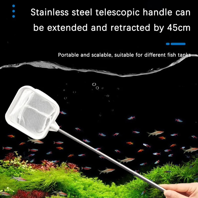 STAINLESS STEEL TELESCOPIC FISHING NET FOR AQUARIUMS - Image 5