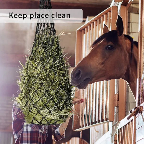 DURABLE HAYLAGE NET FOR HORSES – SLOW FEEDER WITH SMALL HOLES - Image 3