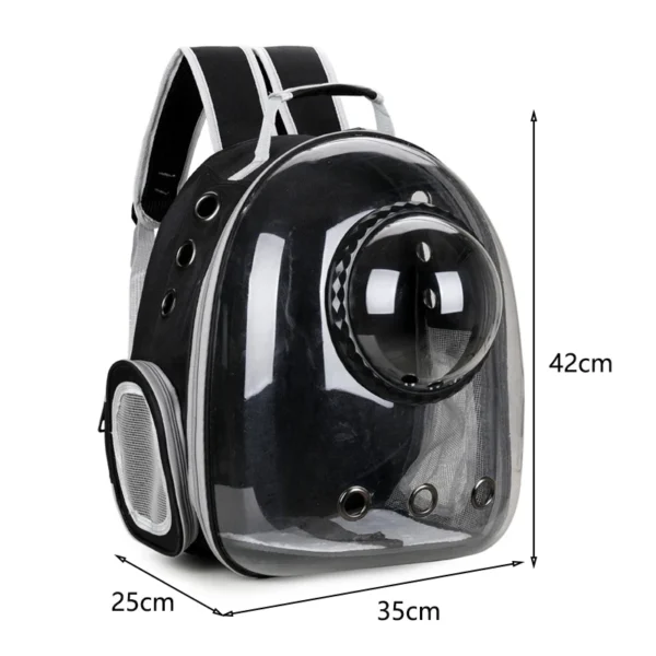 TRANSPARENT CAT CARRYING BAG PORTABLE PET BACKPACK - Image 5