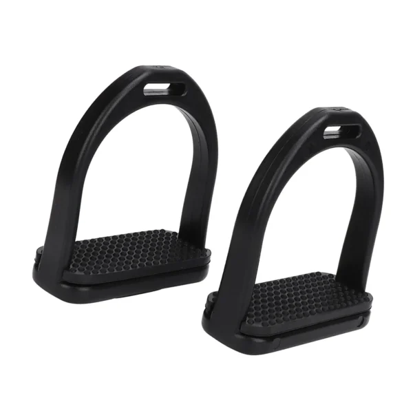 DURABLE PLASTIC HORSE STIRRUPS WITH NON-SLIP PADS - Image 2