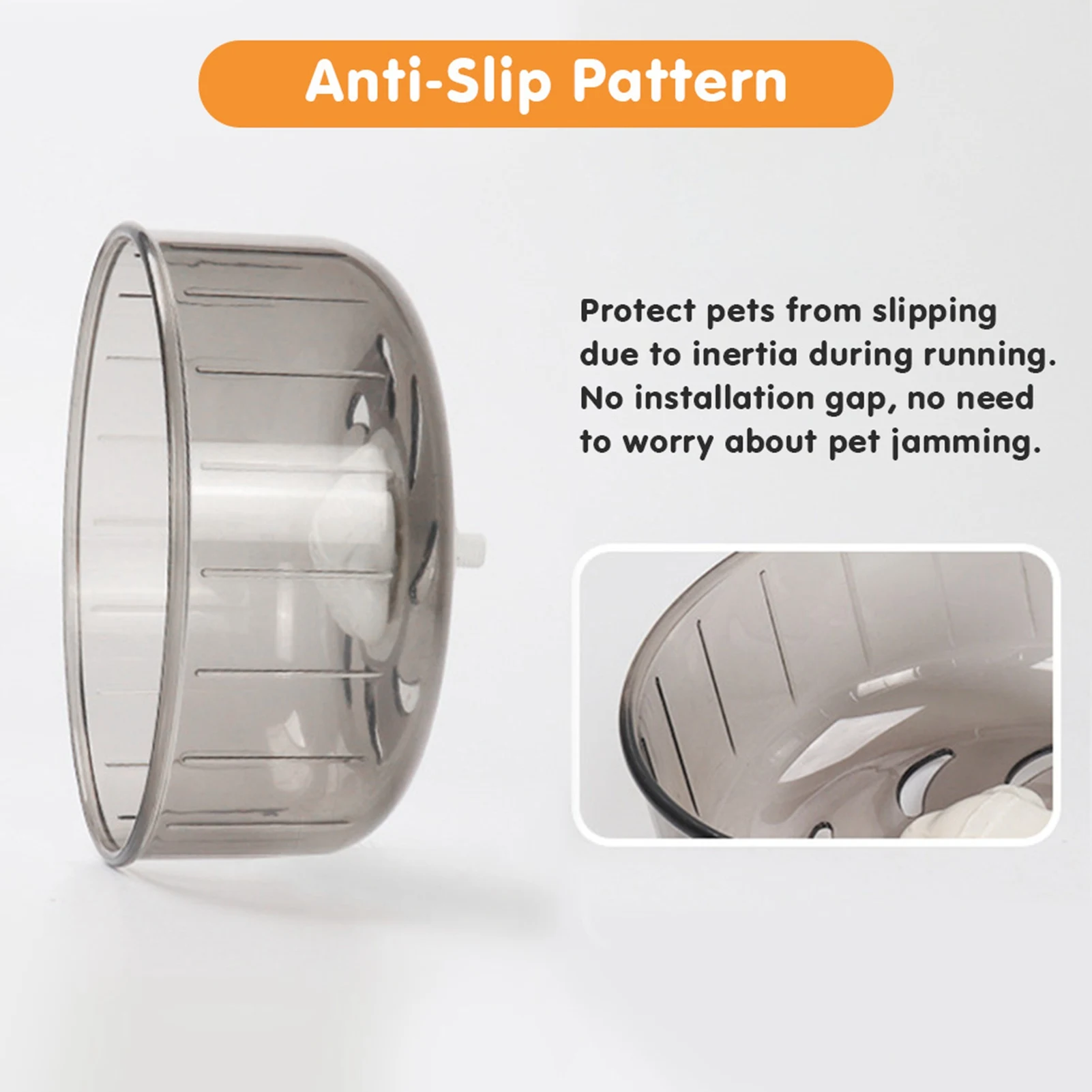 SMALL PET 13CM EXERCISE WHEEL FOR HAMSTERS AND RATS - Image 4