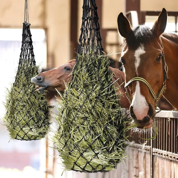 DURABLE HAYLAGE NET FOR HORSES – SLOW FEEDER WITH SMALL HOLES
