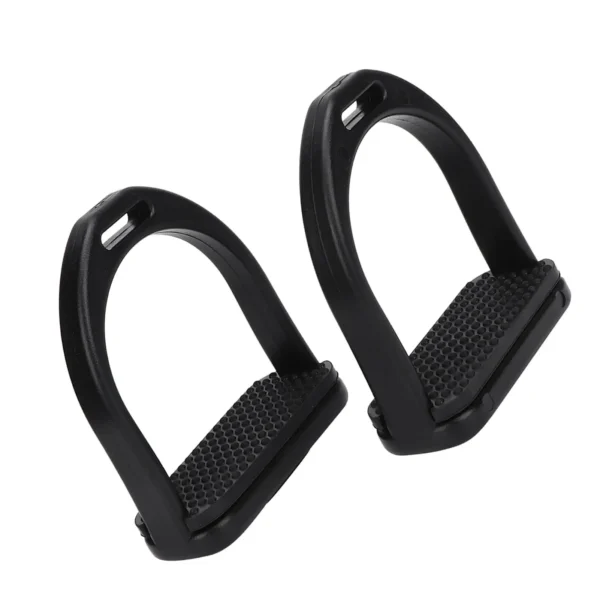 DURABLE PLASTIC HORSE STIRRUPS WITH NON-SLIP PADS - Image 3