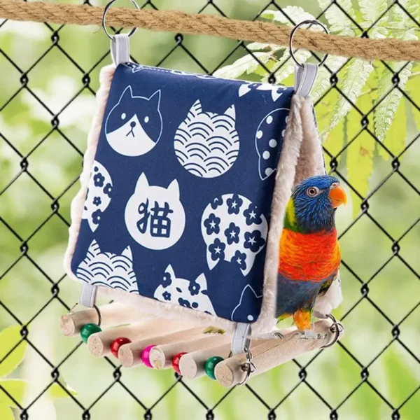 PARROT HAMMOCK WARM BIRD NEST BED FOR WINTER SLEEPING - Image 2