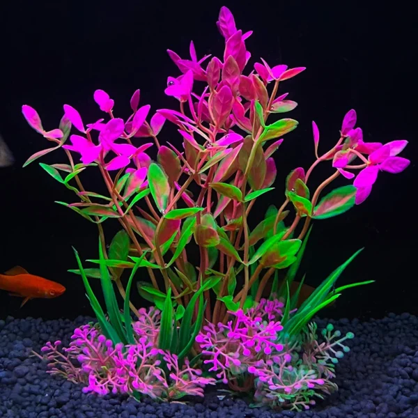 14 ARTIFICIAL AQUARIUM DECOR PLANTS – WATER WEEDS & FISH TANK GRASS DECOR - Image 6