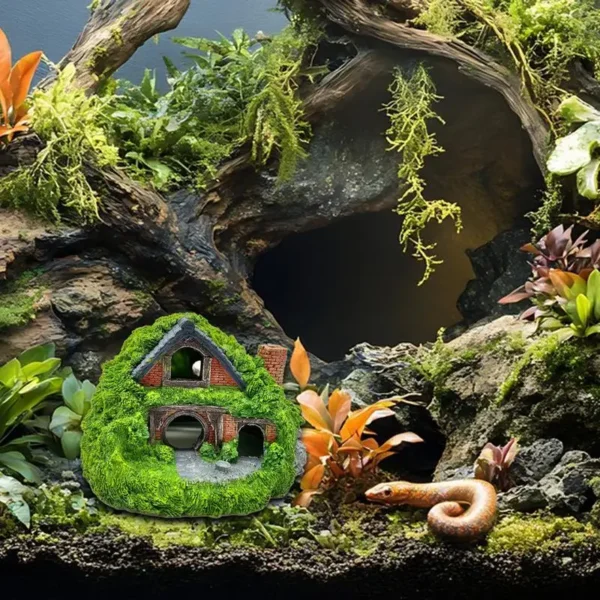CAVE AQUARIUM DECOR - FISH TANK DECORATIONS & REPTILE CAVE ACCESSORY - Image 2