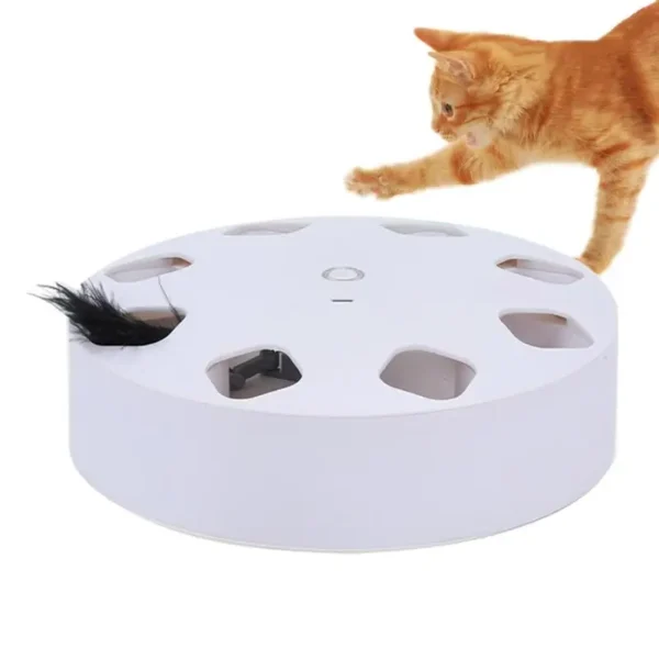 INTERACTIVE CAT FEATHER TOY – HOURS OF FUN FOR YOUR KITTY!