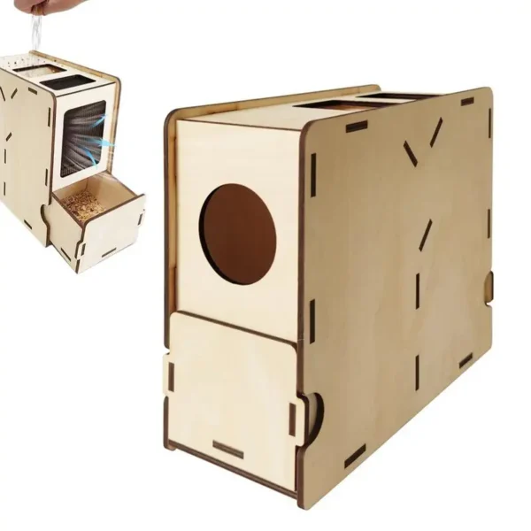 BIRD FEED BLOWN SHELL SPLITTER MACHINE WITH WOODEN GRAIN SPLITTER AND CHAFF SEPARATOR - Image 3