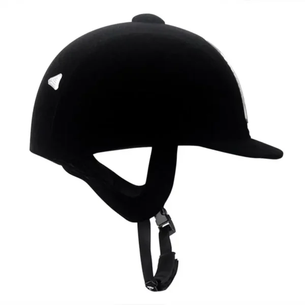 EQUESTRIAN HORSE RIDING HELMET BREATHABLE SAFETY HALF COVER HEADGEAR - Image 5