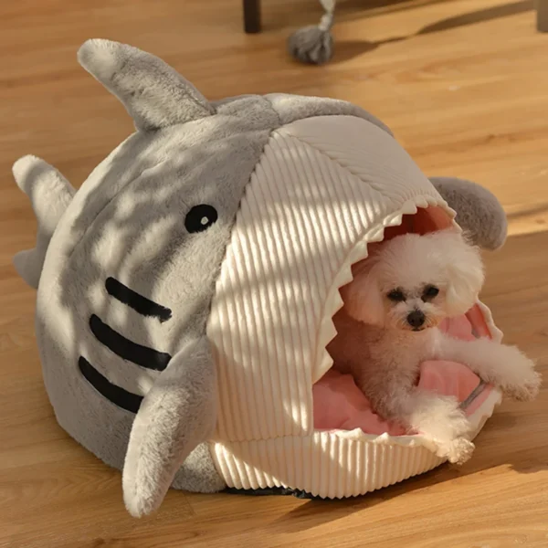 PORTABLE WARM CAT BED WITH COZY TENT DESIGN - Image 5