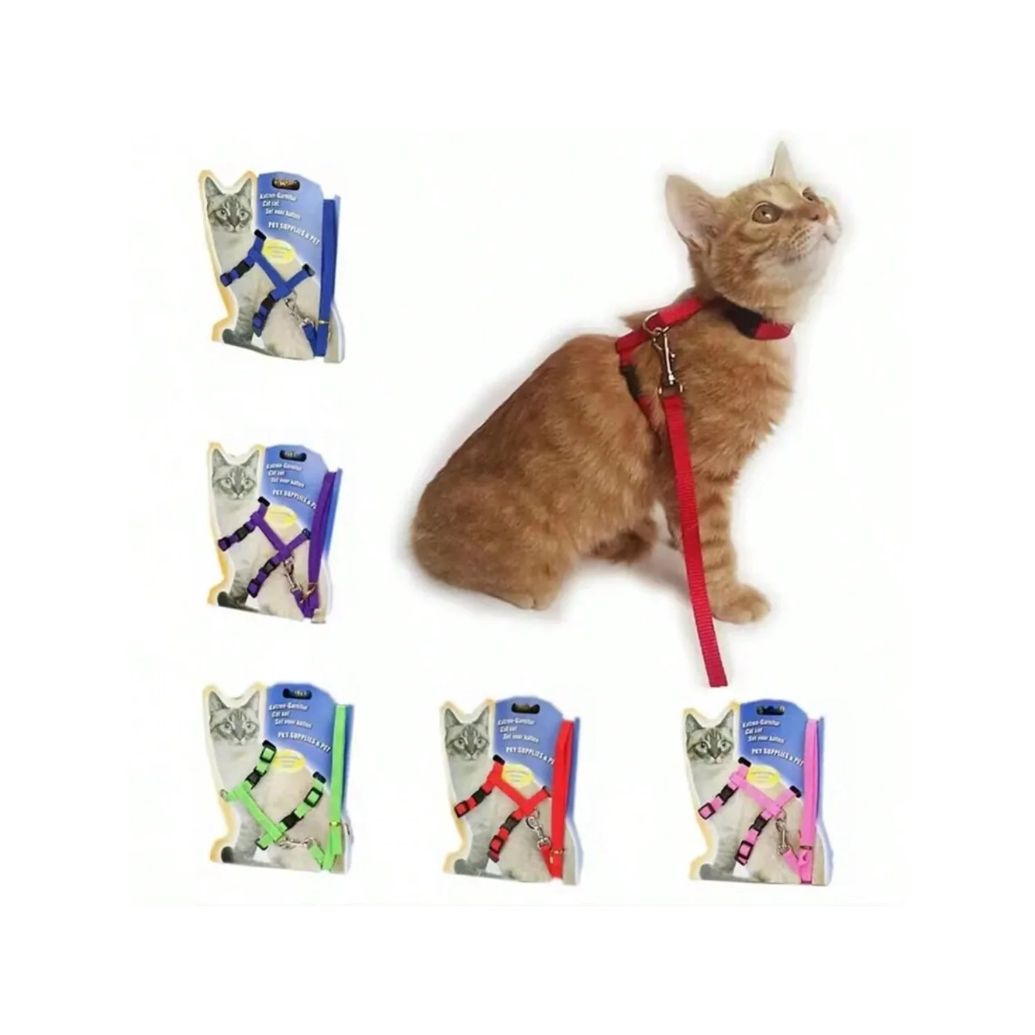 PET CAT HARNESS LEASH SET – COMFORTABLE AND SECURE FOR OUTDOOR ADVENTURES! - Image 3