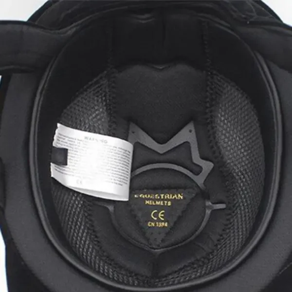 EQUESTRIAN HORSE RIDING HELMET BREATHABLE SAFETY HALF COVER HEADGEAR - Image 4