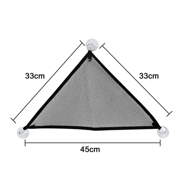 REPTILE HAMMOCK LOUNGER LADDER ACCESSORIES SET FOR BEARDED DRAGONS, ANOLE, GECKOS, LIZARDS, AND SNAKES - Image 5