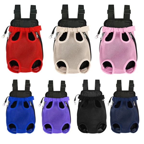 PORTABLE ADJUSTABLE PET BACKPACK FOR CATS AND DOGS - Image 2
