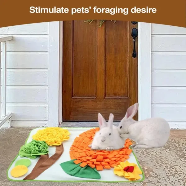 WASHABLE RABBIT FORAGING MAT - Image 2