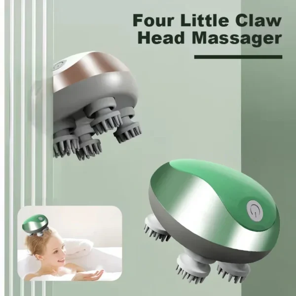 3D PET HEAD MASSAGER – RECHARGEABLE, RELAXES & BOOSTS HAIR GROWTH FOR PET - Image 2