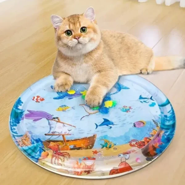 THICKENED SENSORY WATER MAT FOR CATS – COOLING & FUN PET ACCESSORY - Image 3
