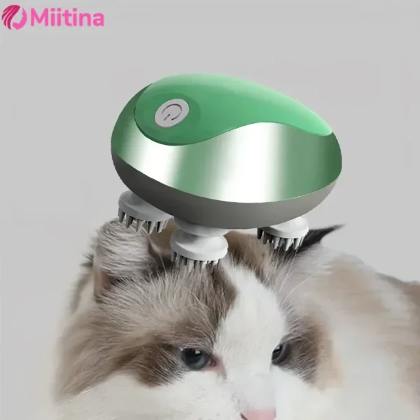 3D PET HEAD MASSAGER – RECHARGEABLE, RELAXES & BOOSTS HAIR GROWTH FOR PET