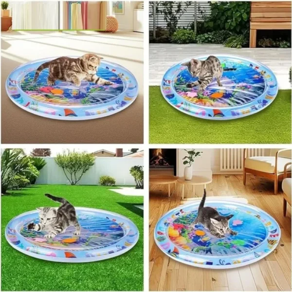 THICKENED SENSORY WATER MAT FOR CATS – COOLING & FUN PET ACCESSORY - Image 5