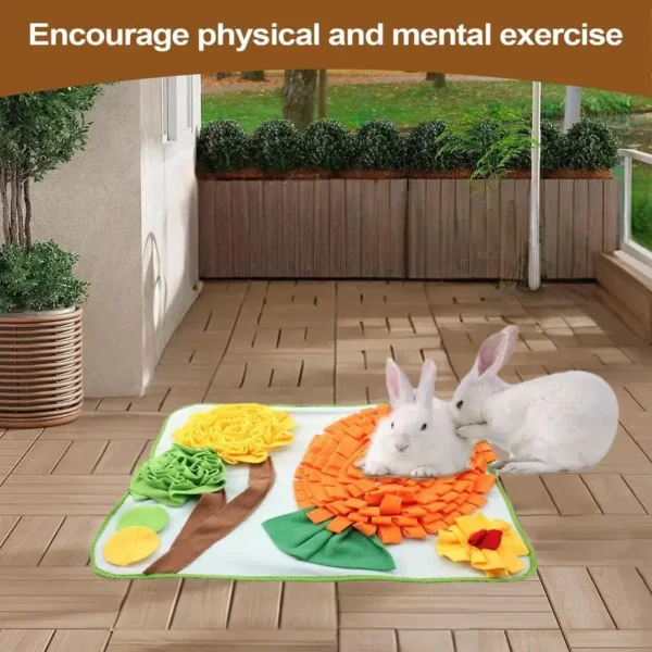 WASHABLE RABBIT FORAGING MAT - Image 3