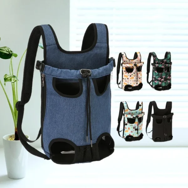 PORTABLE ADJUSTABLE PET BACKPACK FOR CATS AND DOGS - Image 3