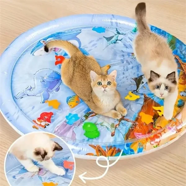 THICKENED SENSORY WATER MAT FOR CATS – COOLING & FUN PET ACCESSORY - Image 2