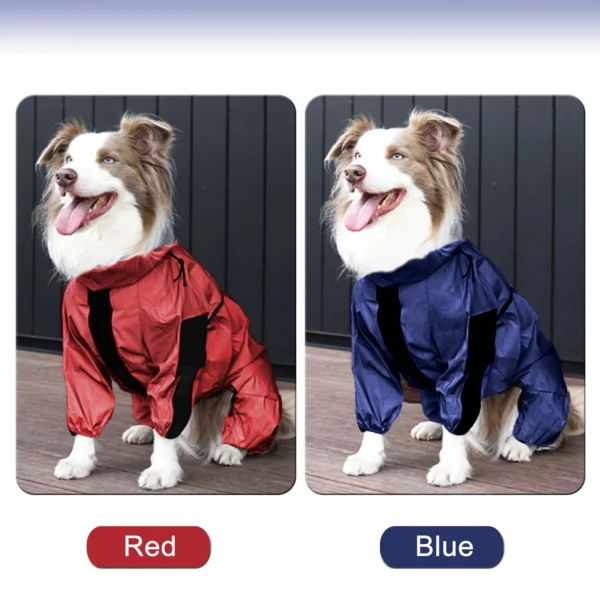 WATERPROOF WINTER DOG JACKET – FLEECE-LINED JUMPSUIT FOR MEDIUM & LARGE DOGS - Image 2
