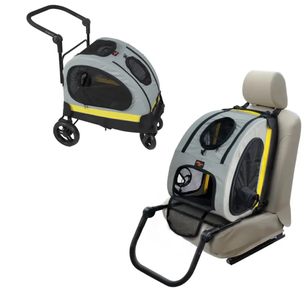 2-IN-1 PORTABLE PET STROLLER & CARRIER