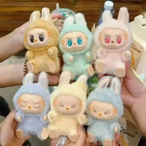 LABUBU SIT-DOWN PARTY VINYL FIGURE 5.9IN ANIME TOY KEYCHAIN GIFT - Image 5
